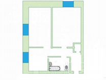 2-к квартира, 39 м², 3/5 эт.
