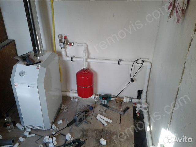 Установка напольного котла отопления в частном доме Установка напольного котла отопления в частном доме
