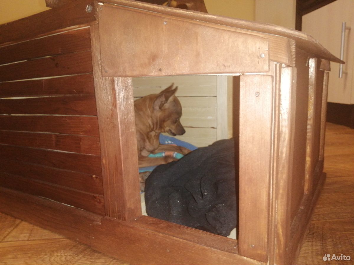 Будка конура для мини собачек в помещении купить на Зозу.ру - фотография № 3