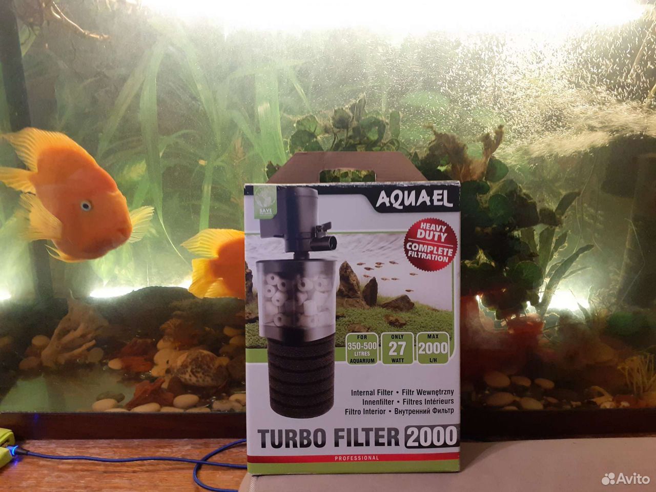 Фильтр Aquael turbo 2000(на з/ч) купить на Зозу.ру - фотография № 4