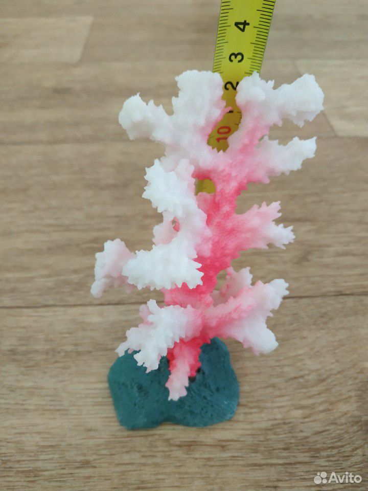 Коралл искусственный маленький флуоресцентный купить на Зозу.ру - фотография № 1