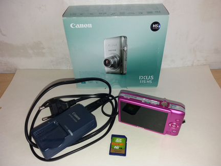 Цифровой фотоаппарат Canon Ixus 115 HS