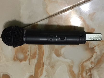 Радиомикрофон shure SM58 208.200 Mhz USA/Mexico