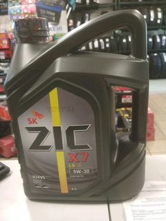 ZIC X7 5W30 4Л синтетика масло моторное