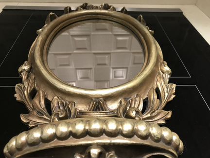 Зеркало с полочкой настенное, Италия
