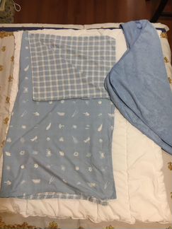Одеяло детское, пододеяльник, полотенце