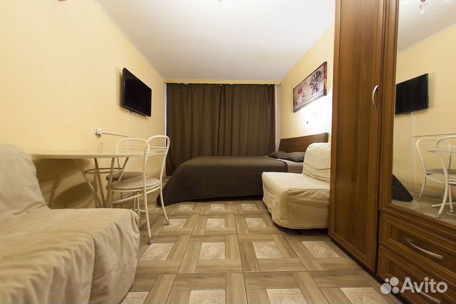 

Квартира-студия, 25 м², 3 кровати