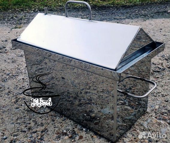 Коптильня нержавейка 1,5мм-2мм