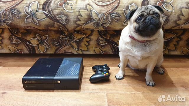 Xbox 360 E 250 gb Фрибут + 59 игр