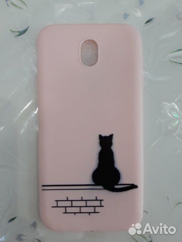Чехол новый для Samsung Galaxy J7 (2017) «Котик»