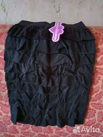 Юбка-резинка трикотажная