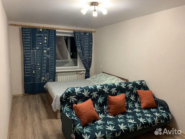

1-к. квартира, 38 м², 2 кровати