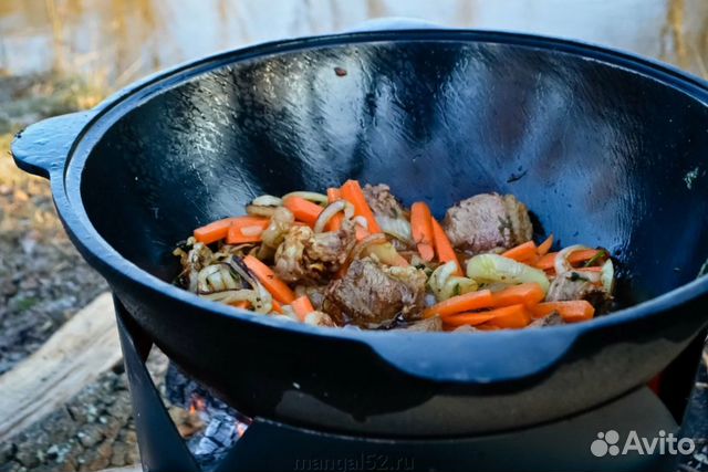 Казан 12 литров чугунный гост из Узбекистана