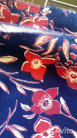 Ткань отрез хлопок
