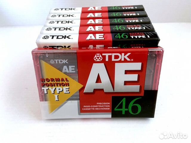 Аудиокассеты кассеты TDK AE 46 - 1998 г
