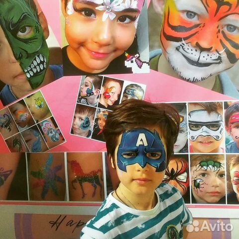 Аквагрим, блеск тату