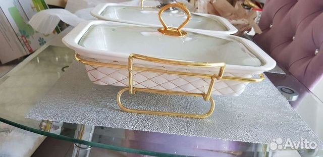 Новый шикарный набор посуды с подогревом