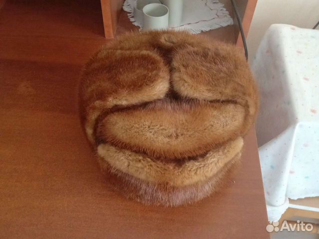 Норковая шапка мужская