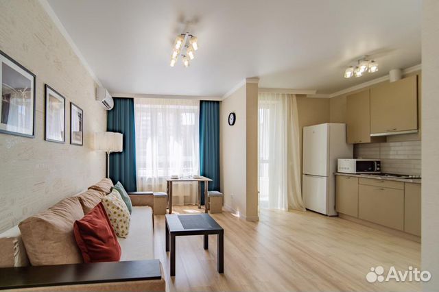

1-к. квартира, 45 м², 2 кровати