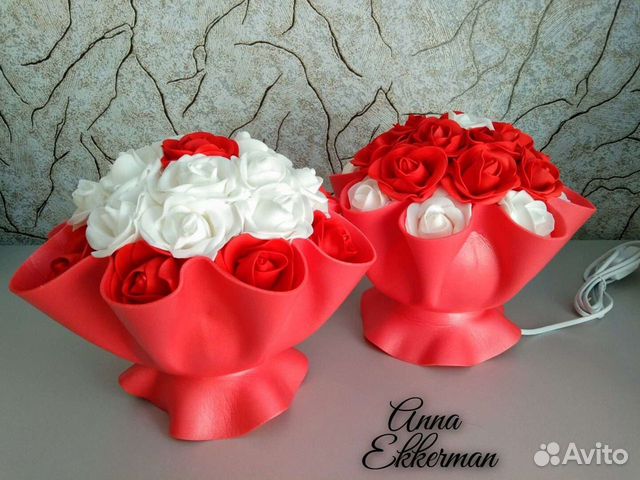 Светильник букет роз