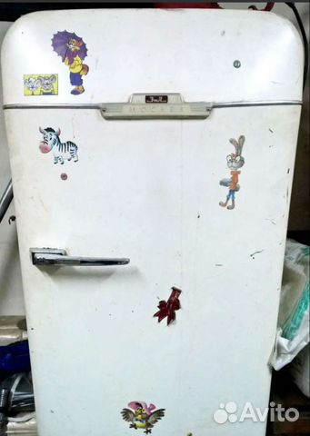 Холодильник ЗИЛ Москва, в рабочем состоянии, ретро