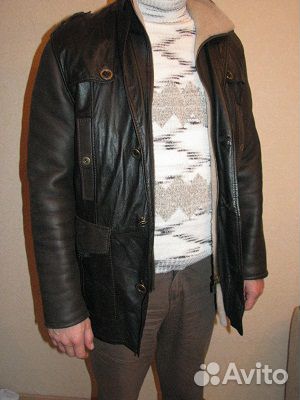 Дубленка Al Franco мужская, размер 48 Дубленка Al Franco мужская, размер 48