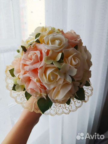 Букет свадебный из фоамирана