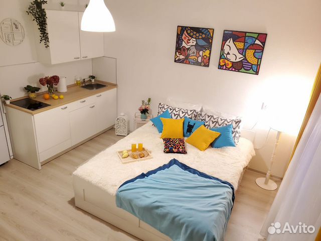 

Квартира-студия, 26 м², 2 кровати