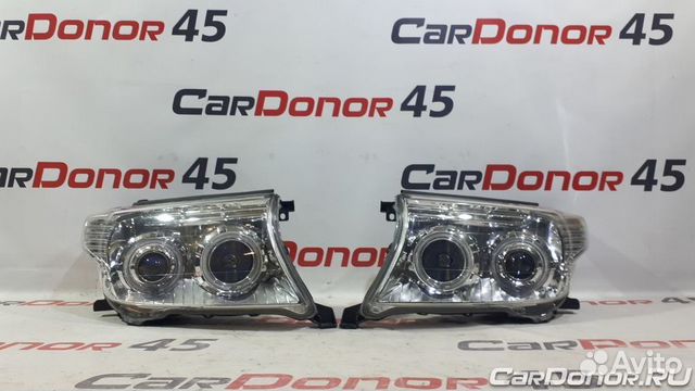 Фара головного света левая/правая (комплект) б/у д