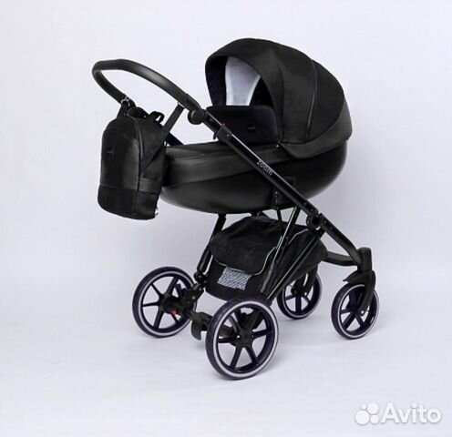 Коляска 2 в 1 эко кожа