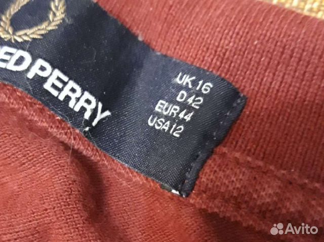 Polo Fred perry оригинал бордо