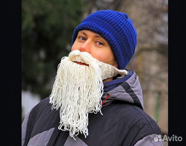 Шапка с бородой 