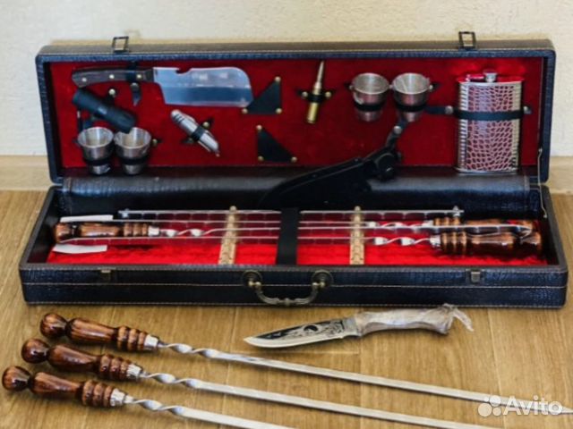 Набор шампуров Подарочный набор для шашлыка