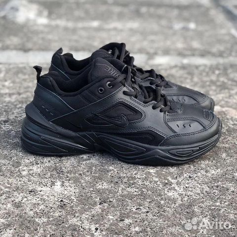 nike m2k tekno triple black