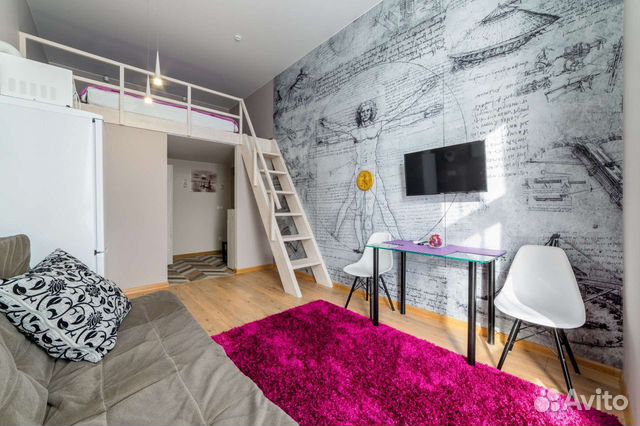 

1-к. квартира, 28 м², 2 кровати