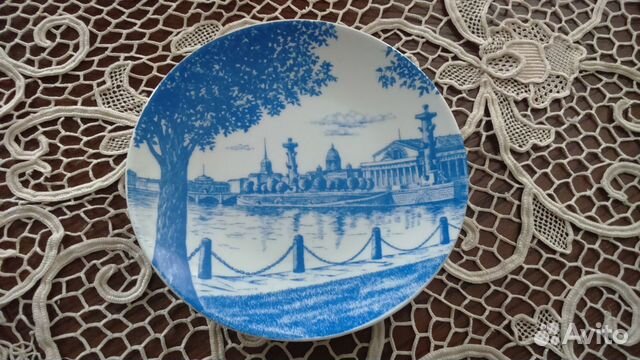 Тарелка настенная, лфз, D20 см