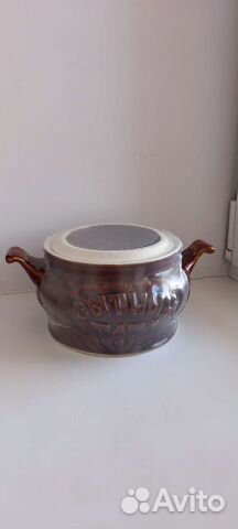 Новый горшок керамический большой