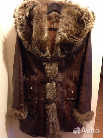 Дубленка женская натуральный мех и кожа, 44р Дубленка женская натуральный мех и кожа, 44р