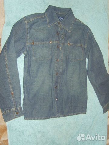 Рубашка джинсовая новая