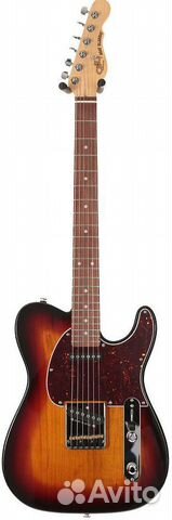 G&L FD asat Classic 3-Tone Sunburst CR с чехлом