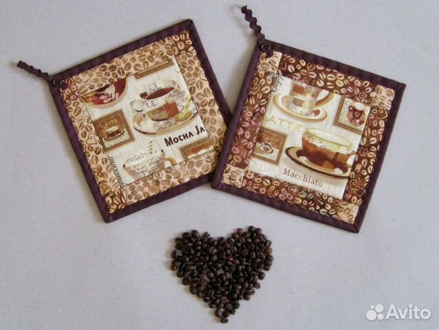 Прихватки лоскутные 