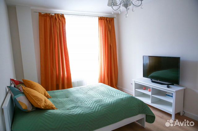 

1-к. квартира, 38 м², 3 кровати