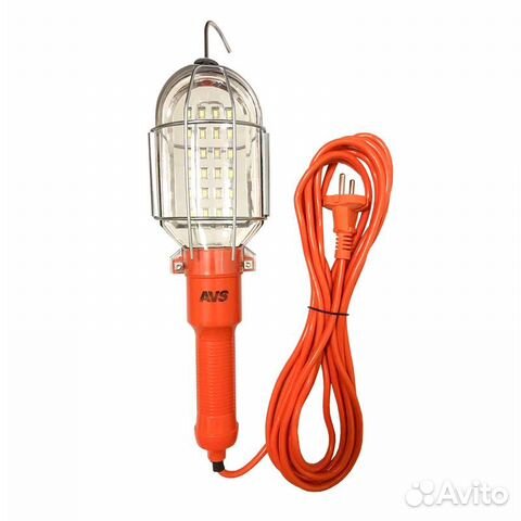 Фонарь переносной (светодоиод.) 5м 220V AVS LW-524