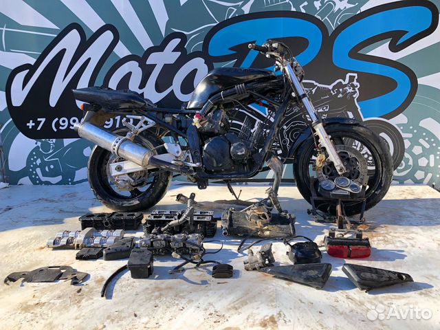 На разборе Yamaha FZ 400 Fazer 1997г