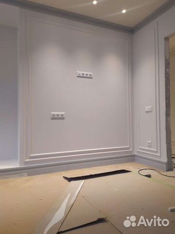 Монтаж гипсовой, лепнины, покраска