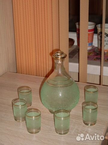 Посуда СССР (цветное стекло)