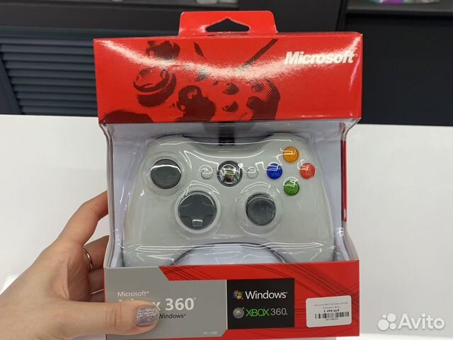 Джойстик xbox 360 белый беспроводной one