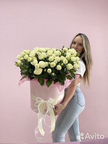 Цветы Букет кустовых роз доставка