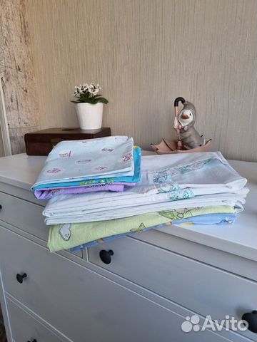 Постельное белье для детской кроватки 120х60 см