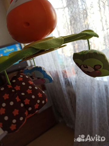 Музыкальная карусель на кроватку, коляску Chicco